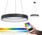EGLO connect LED Pendelleuchte Marghera-C, 1 flammige Hängelampe, Hängeleuchte aus Stahl und Kunststoff in Schwarz, Weiß, Farbtemperaturwechsel (warm, neutral, kalt), RGB, dimmbar