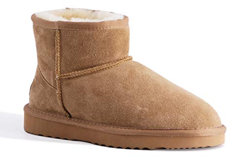 Aus Wooli Bottines en peau de mouton Bondi Australia, Fauve, Eu Femme 39/ Eu Homme 40