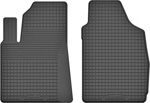 Fußmatten Vorne 2er Set für FIAT 500 ab 2007 Gummi Gumimatten