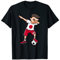 Dabbing Fußball Boy - Japan Jersey Japanese Football Fans T-Shirt