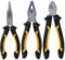 BLOSTM Heavy Duty Pliers Set - 3PCS Ergonomic Soft Handle Plier Set Extra Strong Grip, Combination Pliers, Diagonal Cutting Pliers & Long Nose Pliers - 3 Piece Pliers Tool Set