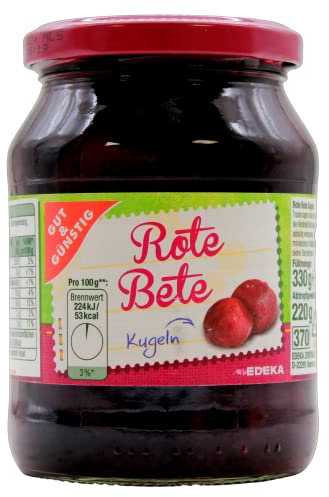 Gut & Günstig Rote Bete Kugeln, 6er Pack (6 x 220g)