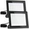 Aigostar LED Strahler außen 50W,2 Stück, Naturweiß 4000K 4300 Lumen Scheinwerfer IP65 Wasserdicht Außenstrahler für Hell Garten Garage Sportplatz Hof Fluter