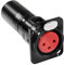 MEIRIYFA XLR 3 Pin Buchse auf Stecker Pass durch Panel Mount Jack, Mic XLR 3PIN D Serie Adapter Feed/Pass Thru Converter kompatibel mit Mikrofon, Mixer (F-M)