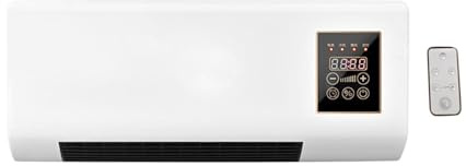 F Fityle Wall Mounted Heater Space Heater Fan 1800W Control Fast Heating Clothes Dryer Heater Air Conditioner for Dorms Indoor