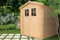 Gartenhaus Holz - Geräteschuppen Holz - Gerätehaus Hochwertige abschließbare Tür mit Boden Imprägnierte B2316xL226xH218 cm/ 3.53 m2 - Gartenhäuser & aufbewahrung TIMBELA M369F+M369G