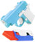 YAGE Fidget Gun Toy,Sensory Toy Fidget Slider Pistol Shape Non-Firing,Relief Reducing Plastic Carrot Knife Toy,Party Bag Fillers Fidget Toy Set Anxiety Relief Boys Girls Kids (Unfireable Gun-Blue)