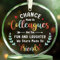NewEleven Glass Ornament - Thank You Gift for Coworker - Leaving Gift for Colleague, Secret Santa Christmas Decoration, Friendship Appreciation Gift for Women Men