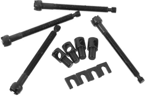 YARNOW 4 Sets Logging Saw Screws Power Saw Electric Chain Saw Electrical Tools Electric Chainsaw Tensioner Chainsaw Chain Tension Screw Chainsaw Chain Tensioner Black Metal