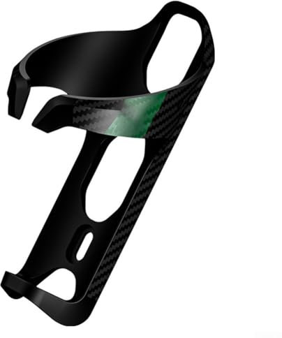 Porte-bidon ultra résistant pour vélo, matériau léger en fibre de carbone (vert)