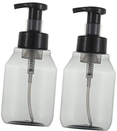 TINEASUR 2piezas Botella para Bomba Unidades Frascos Transparentes para Cosméticos para y Almacenar Productos De Sin Fugas
