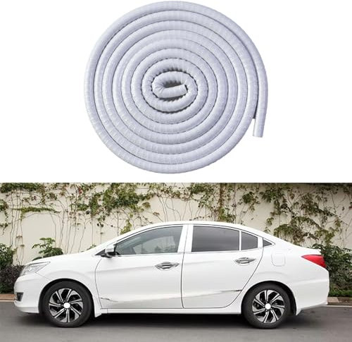AIMQIAD Car Door Edge Protective Strip, Compatible with Dacia Duster Jogger, Anti-Collision Trim Guard Waterproof Seal Strip Exterior Accessories,1-White