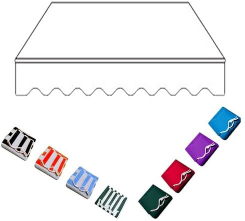 Toile de rechange imperméable et durable pour auvent de voiture – Toile durable pour jardin, terrasse, magasins et garages (blanc, 7 x 3 m)