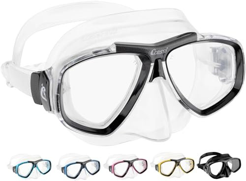 Cressi Focus - Professional Erwachsene Tauchmaske aus High Seal - Optionale Optische Gläser Erhältlich