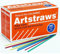 Artstraws School Pack (Thin/Thick Assorted Colours) - Arts and Crafts Kit - Craft Kit - 6 - 12 years - 900 x 4mm & 450 x 6mm diameter 40cm long coloured straws