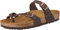 Birkenstock Unisex Mayari Greased Leather Zehentrenner, Braun (Marron Habana Marron Habana), 36 EU