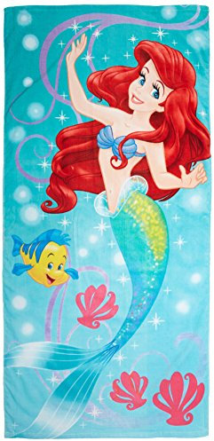 Disney Little Mermaid Ariel 100-Percent Cotton Beach Towel