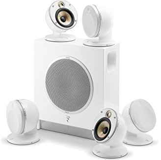 Focal paquete de altavoces 5.1 100w blanco packdome5.1flax&subair/wh