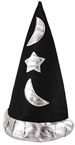 Boys Child Wizard Hat for Kids Magic Merlin Sorting Fancy Dress Outfit Accessory by Partypackage Ltd