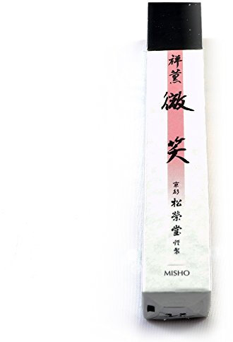 Shoyeido Misho Gentle Smile - Premium Japanische Agarwood Oud Räucherstäbchen (35 Stäbchen à 40 Min., 7 Zoll) - 1 Set, 1 Packung