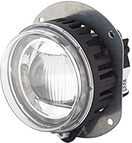 HELLA 1F0 011 988-031 LED/DE-Fernscheinwerfer - 90mm Performance L4060 - 24/12V - rund - Referenzzahl: 12.5 - Schraubanschluss - glasklare Streuscheibe - Lichtscheibenfarbe: glasklar - links/rechts