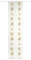 Deko Trends Splash 6236706 28 Panneau Japonais Orange 245 x 60 cm