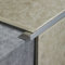 Tile Trim 12mm x 5 Lengths Aluminium Chrome L Shaped Straight Edge Heavy Duty 2.44m Long Used for Bathroom, Kitchen & Tiling
