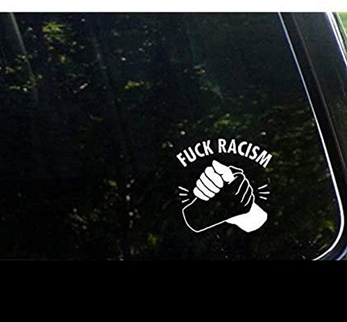 SUPERSTICKI f*** Racism Stopp Rassismus ca 15 cm Tuning Racing Rennsport Motorsport Deko Rennen aus Hochleistungsfolie Aufkleber AUT
