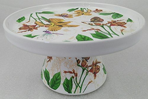 1a PartyLite - Duftwachsglas-Podest MITTAGSBRISE - P92938 - H: 6,5cm - Keramik
