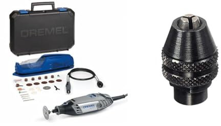 Dremel 3000-1/25 EZ - Multiherramienta + Dremel 4486 - Portabrocas de cierre rápido (0.8 mm a 3.4 mm)