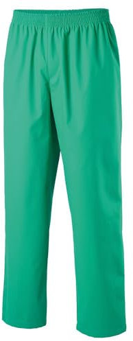 EXNER Medizinische OP-Schlupfhose, Pflege-Hose, Arbeitshose, Unisex für Herren und Damen in Medizin, Krankenpflege, Altenpflege, SPA, Wellnes, Kosmetik, Farbe Light Green, Größe S
