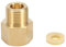 CO2 Tank Adapter Messing Flaschentank W21.8 CGA320 Adapter Konverter für Aquarium Einfache Installation(W21.8 konvertieren zu CGA320)