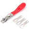 Nimoa Floor Welding Skiving Tool, PVC Vinyl Floor Welding Cutting Skiving Kit Skiving Tool Scraping Kit Finishing Tools Floor Trimming Tool + 3 Blades