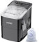 Ice Maker Machine Countertop Ice Machine, Self-Cleaning Ice Maker, 9 Cubes Ready in 6 Mins, 26lbs in 24Hrs Portable Ice Cube Maker Machine for Home/Kitchen/Office/Bar