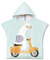 DOTBUY Badeponcho Strandtuch mit Kapuze, Kinder Jungen Mädchen 3D Cartoon Alpaka Muster Mikrofaser Kapuzenhandtuch Wechselkleider Bademantel Badetuch Poncho Handtuch (60x80cm,Grün)