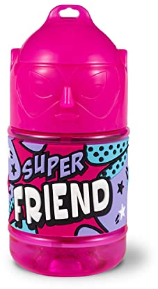 Personalised Super Drinks Bottle (Super Friend Female)