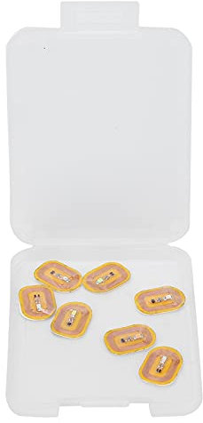 Fabater Glowing NFC Nail Stickers, 7pcs Vibrant Colors, ABS Material, Rectangular Shape, Water Resistant, Reusable, Phone Theme, NFC Special Feature, Nail Decoration