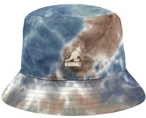 Kangol Tie Dye Bucket Cloth Hat by Women/Men - Sun Summer Fishing Spring-Summer - XL (60-61 cm) Blue