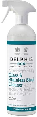 Delphis Eco Glass, Window & Stainless Steel Cleaner 700ml | Eco Friendly | Window Cleaner | Car Glass Cleaner