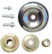 Fenteer Trimmerkopf-Adapter, Trimmer-Adapter-Sets, Metall-Gartenmaschinen-Aufsatz, Rasenmäher-Messer-Adapter für Freischneider, Rasentrimmer-