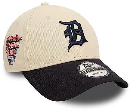 New Era Detroit Tigers All Star Game Kappe Baseball verstellbar Cap beige blau MLB - One-Size
