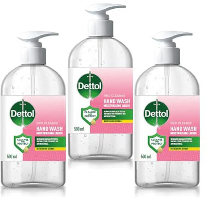 Dettol Pro Cleanse Anti Bac Liquid Hand Soap 3 x 500ml