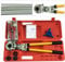 16-32mm 6T TH Presszange FüR Verbundrohr Biegefeder Kalibrierer Rohrschere Alu Rohrpresszange Presswerkzeug Aluverbundrohr Kupferrohr Handpresse Rohcrimpzange Verbundrohre Crimpzange Handpresszange
