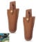 HOMURY 2 Stück Holster Gartenschere Lederetui: Gartenschere Lederholster, Werkzeughalter Gürtelhalter für den Gürtel, Tasche für Zangen, Gartenschere, Schere oder Gartenmesser(Braun)