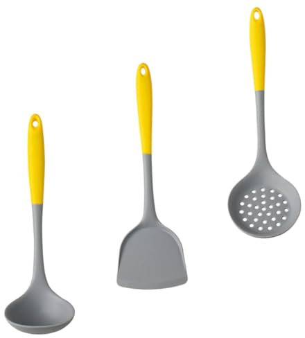 LIFKOME Espátulas De Silicona Resistente Al Calor Para Cocinar Incluye Cucharón Para Sopa y Herramientas De Cocina Prácticas Para Usar Ollas y Sartenes