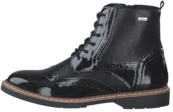 s.Oliver Damen 5-25255-43 Mode-Stiefel, Black Comb, 36 EU