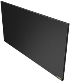 SCHMIDBAUER® Infrarotheizung Hybrid 900 Watt Schwarz Tafel bemalbar - integr. Thermostat/Standfuß - Infrarottechnik mit Raumluft-Konvektion - Elektroheizung - Direktheizung