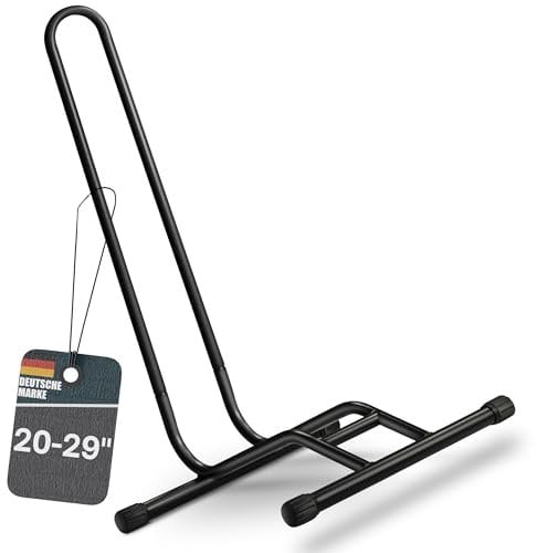 Fahrradständer Mountainbike 20-29 Zoll - MTB Fahrrad Ständer für den Boden - Fahrradhalter freistehend für Reifen bis 3 Zoll Breite