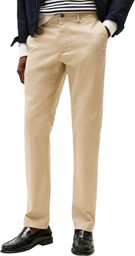 Tommy Hilfiger Herren Chino, Khaki (Sandelholz), 40 W/34 L