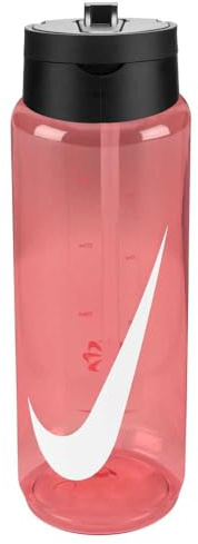 Nike TR Renew Recharge Straw Water Bottle - 24 OZ / 710 ML - Magic Ember/Black/White